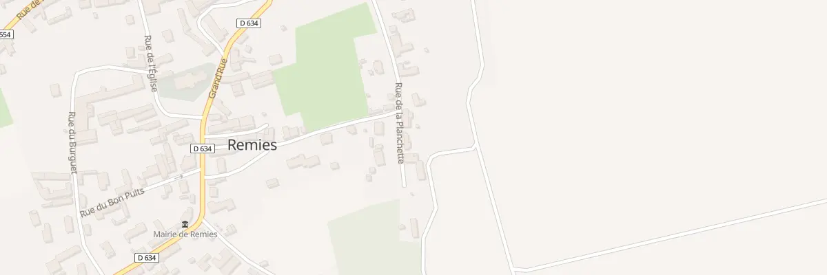Plan du 17 Rue de la Planchette à Remies