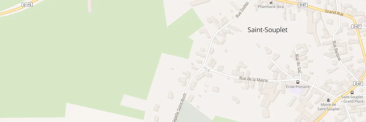 Plan du 1 Rue Dolez à Saint-Souplet