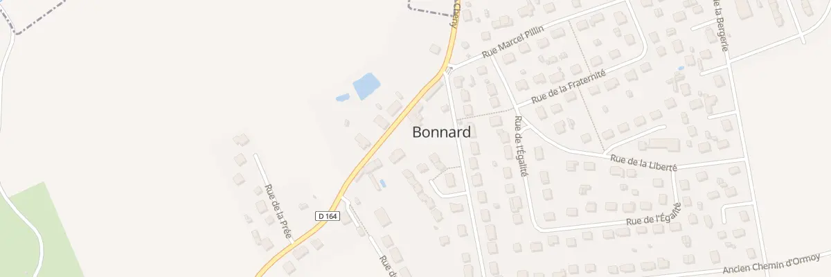 Plan du 14 Rue de la Fontaine St Martin à Bonnard