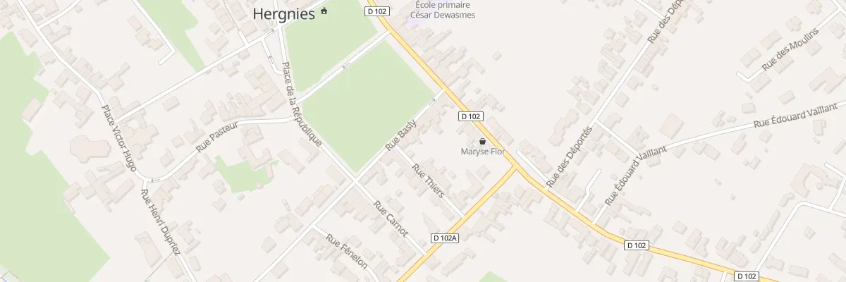 Plan du 18 Rue Basly à Hergnies