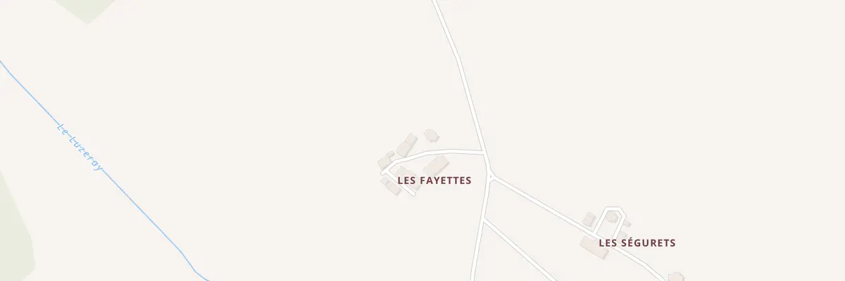 Plan du 5059 Les Fayettes à Saint-Voir