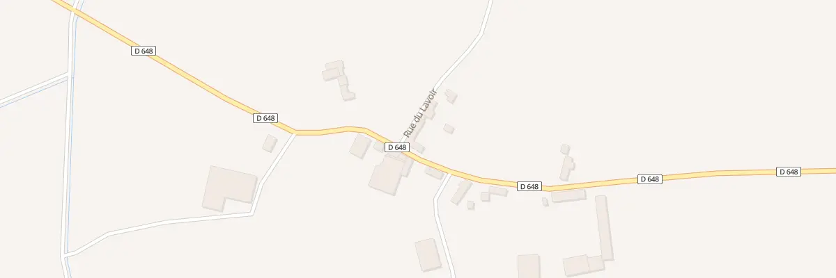 Plan du 1 Rue du Lavoir à Escardes
