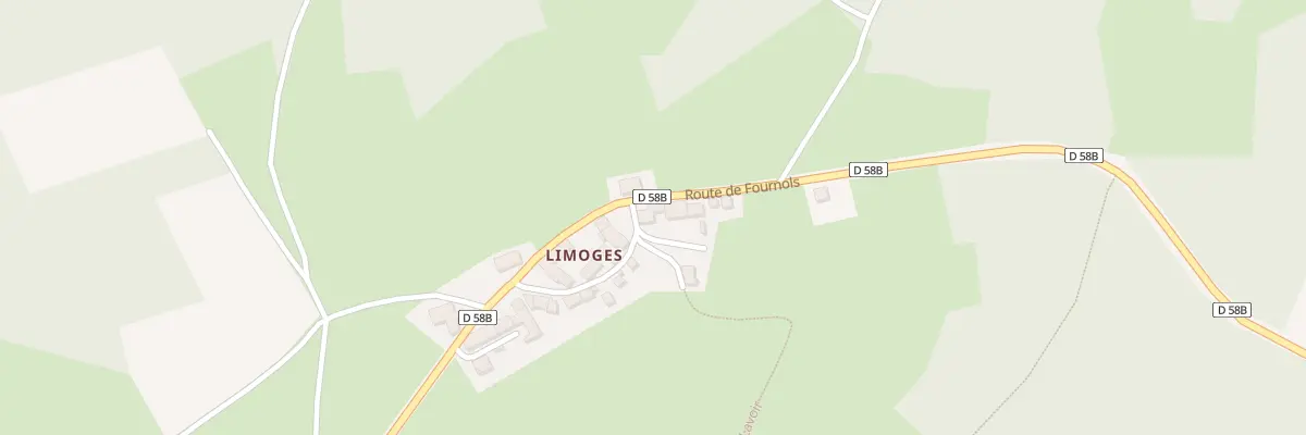 Plan du 5053 Limoges à Aix-la-Fayette