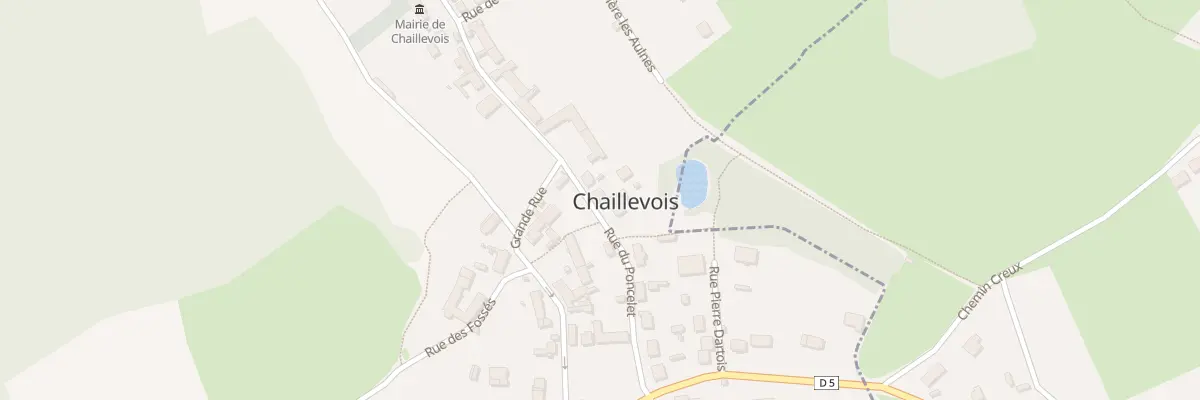 Plan du 3B Rue du Poncelet à Chaillevois
