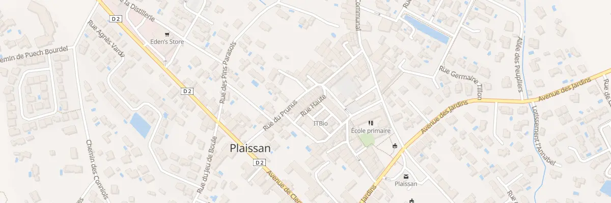 Plan du 18 Rue Haute à Plaissan
