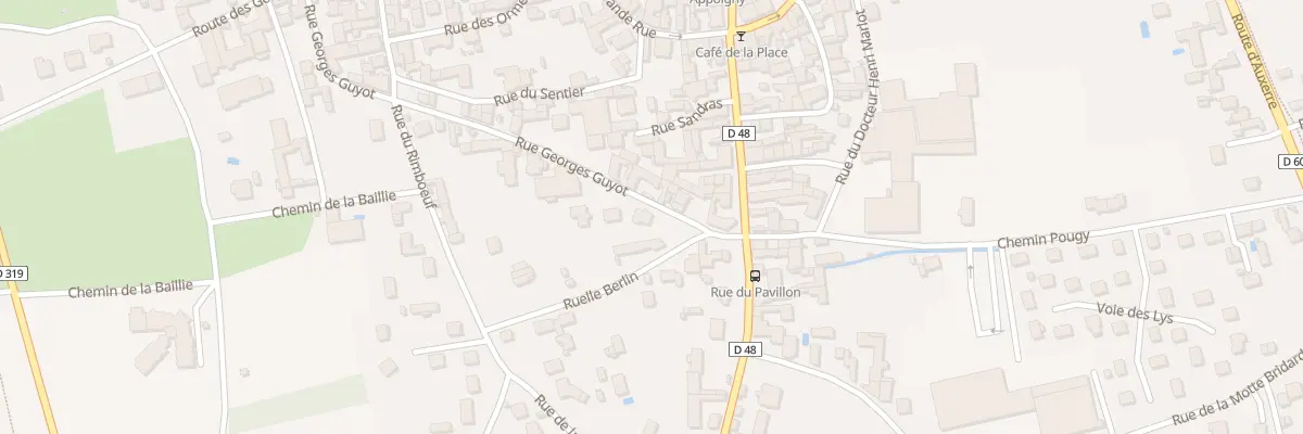 Plan du 3A Rue Georges Guyot à Appoigny