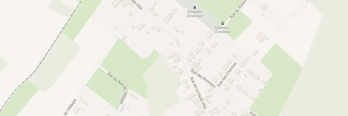 Plan du 280 Rue de la Haute Ville à Odomez