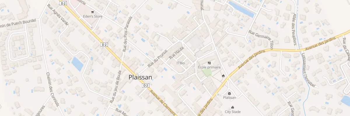 Plan du 5302 Rue Haute à Plaissan