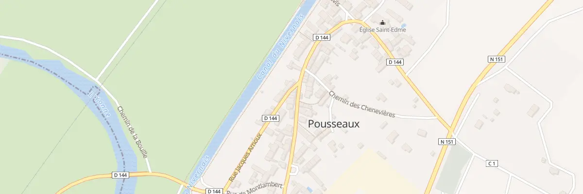 Plan du 30 Le Bourg à Pousseaux