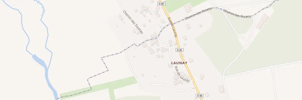 Plan du 17 Rue de Launay à Connigis