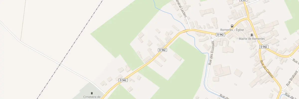 Plan du 30 Rue de Solesmes à Romeries