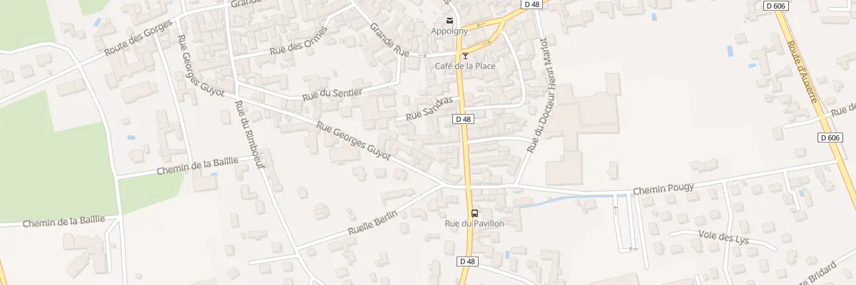 Plan du 16Y Rue du Pavillon à Appoigny