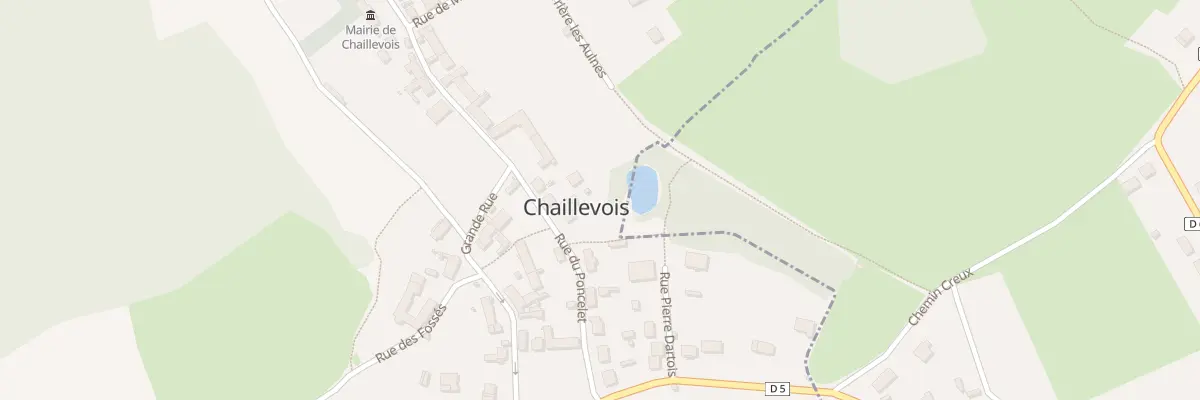 Plan du 5 Rue du Poncelet à Chaillevois