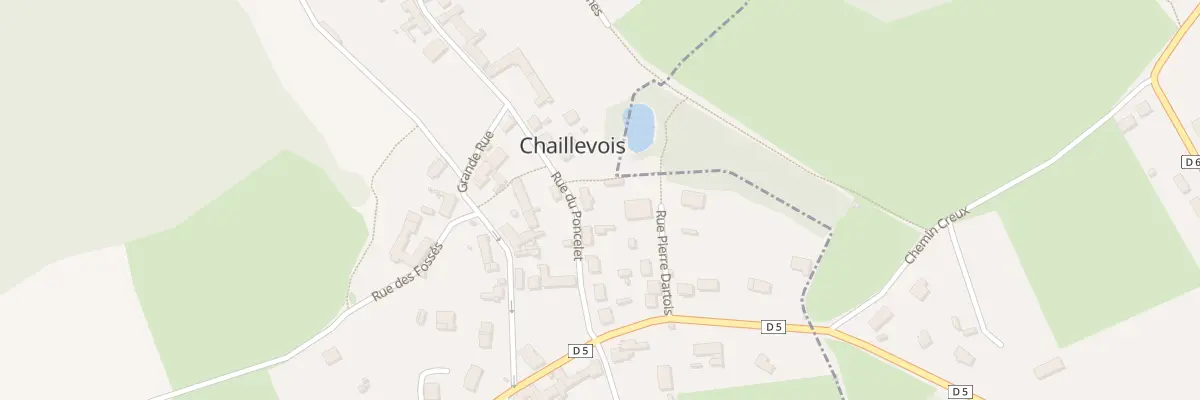 Plan du 7 Rue du Poncelet à Chaillevois