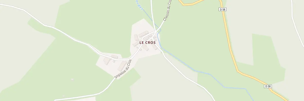 Plan du 5083 Le Cros à Aix-la-Fayette