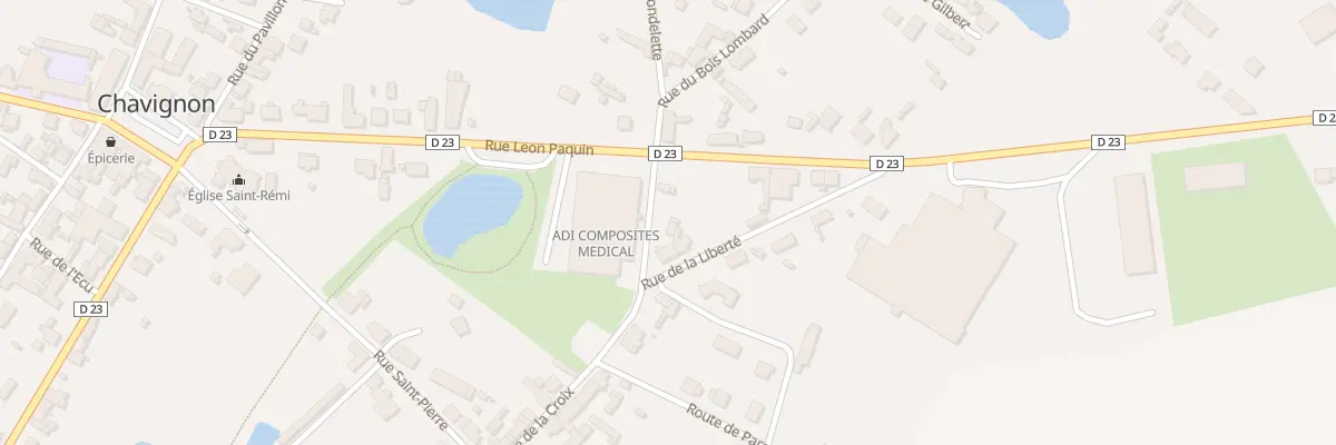 Plan du 16 Rue de la Croix à Chavignon