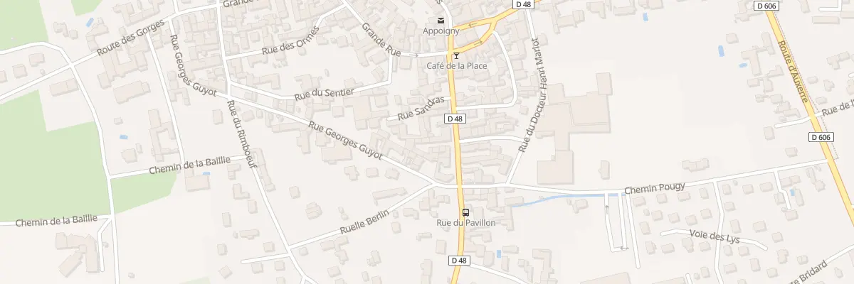 Plan du 16 Rue du Pavillon à Appoigny