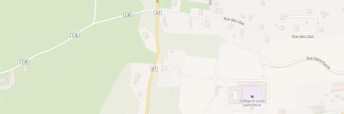 Plan du 33 Rte de Courtesserre à Courpière
