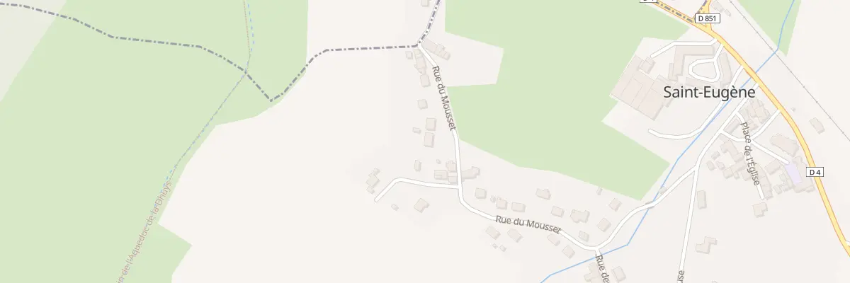 Plan du 22 Rue du Mousset à Saint-Eugène