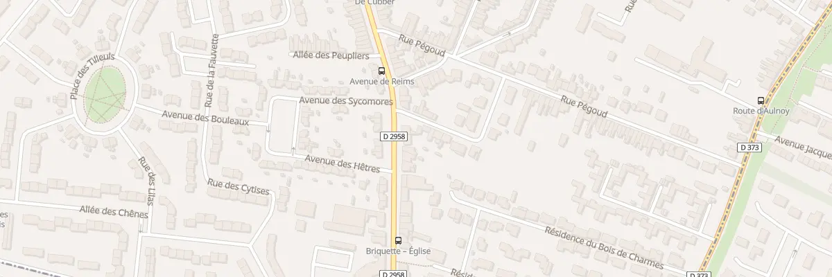 Plan du 191 Av de Reims à Valenciennes