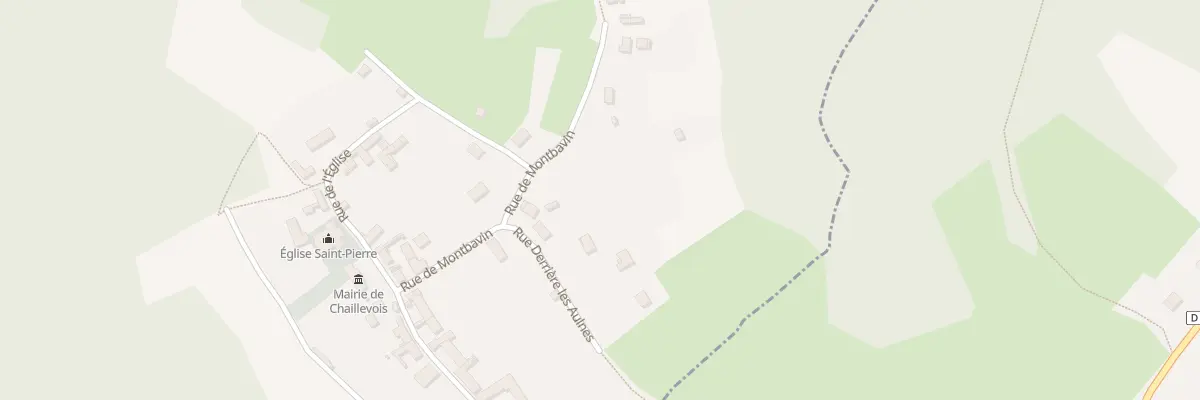 Plan du 3 Rue Derriere les Aulnes à Chaillevois