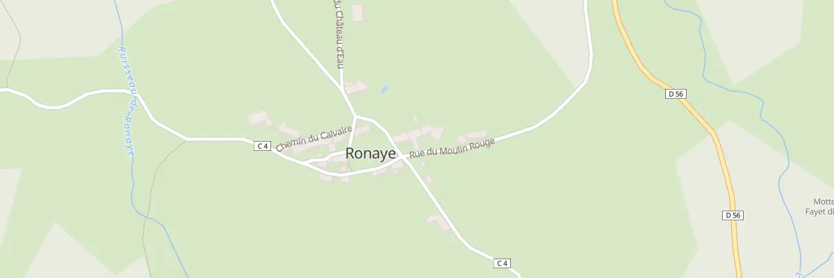 Plan du 5140 Ronaye à Fayet-Ronaye