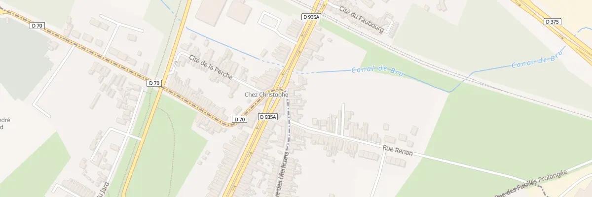 Plan du 10 Rue des Merlicans à Bruay-sur-l’Escaut