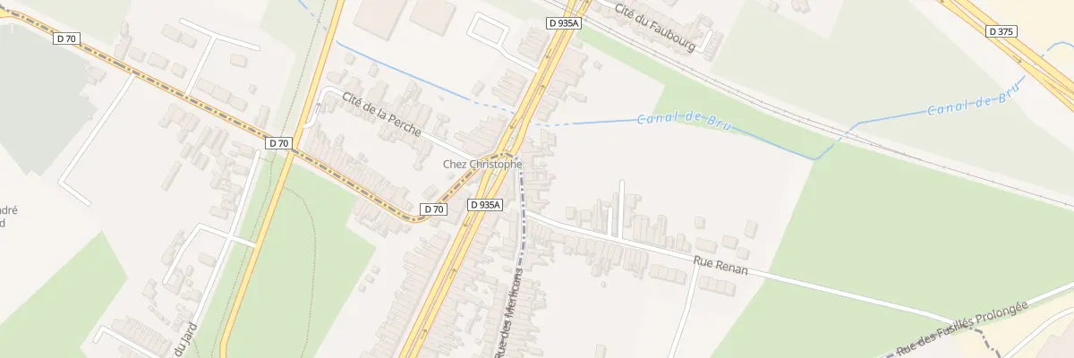 Plan du 12 Rue des Merlicans à Bruay-sur-l’Escaut