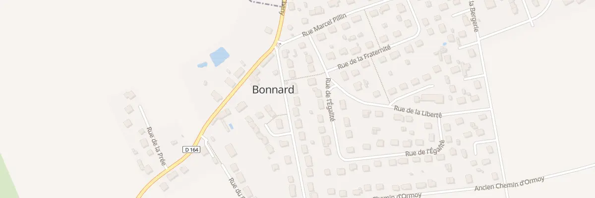 Plan du 24 Rte de la Mouillère à Bonnard