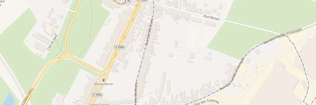 Plan du 70 Rue des Merlicans à Bruay-sur-l’Escaut