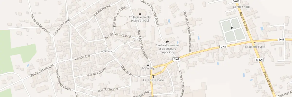 Plan du 14 Rue Châtel Bourgeois à Appoigny