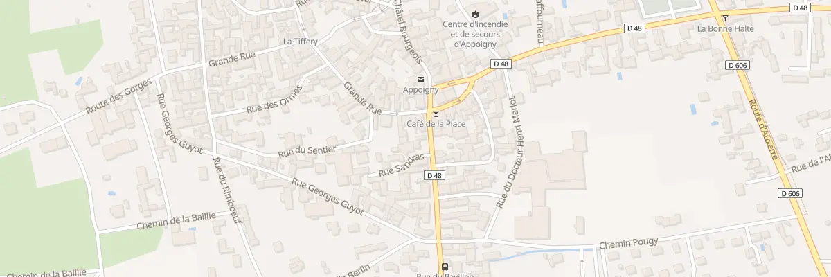 Plan du 6 Rue du Pavillon à Appoigny