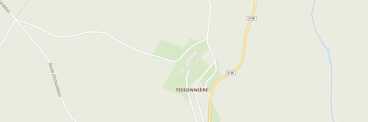 Plan du 5056 Tissonniere à Fayet-Ronaye