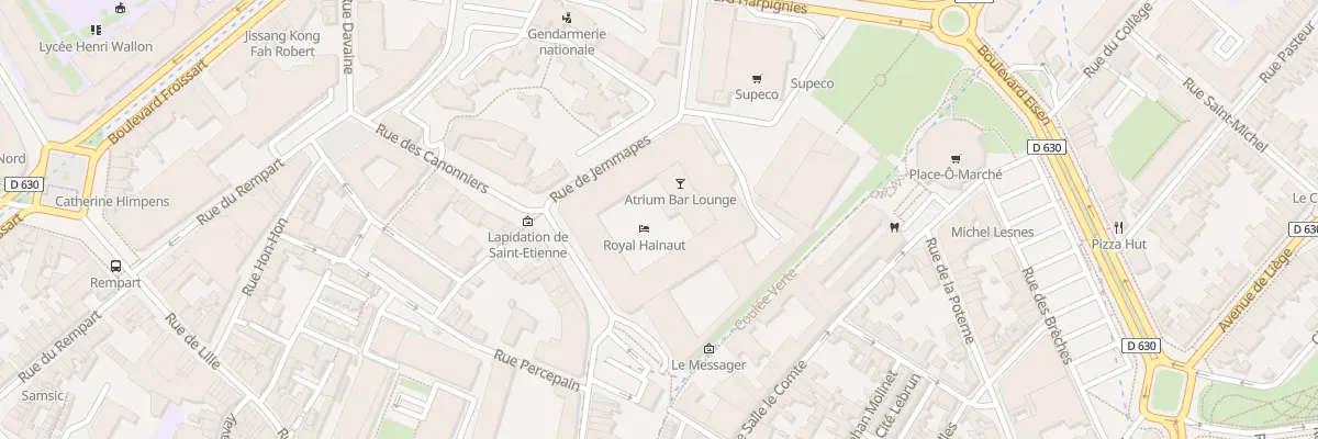 Plan du 6 Pl de l’Hôpital Général à Valenciennes