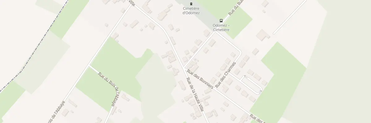 Plan du 305 Rue de la Haute Ville à Odomez