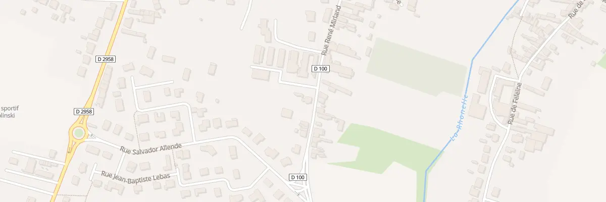 Plan du 64 Rue René Mirland à Aulnoy-lez-Valenciennes