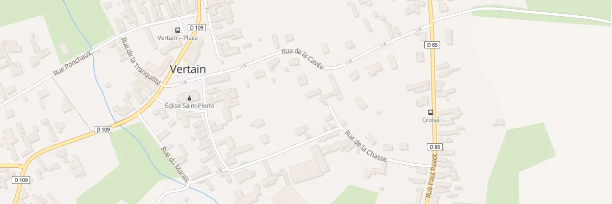 Plan du 177 Rue de la Chasse à Vertain