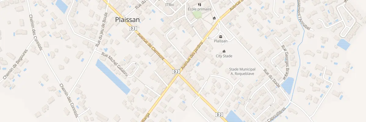 Plan du 2 Av des Jardins à Plaissan