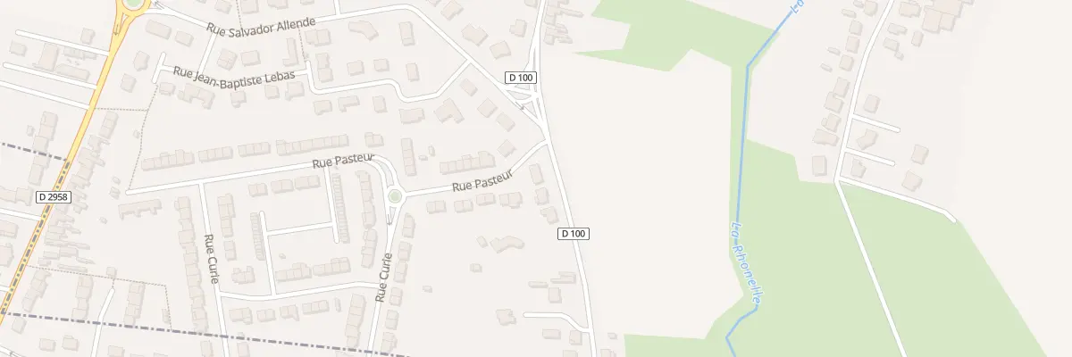 Plan du 74 Rue René Mirland à Aulnoy-lez-Valenciennes