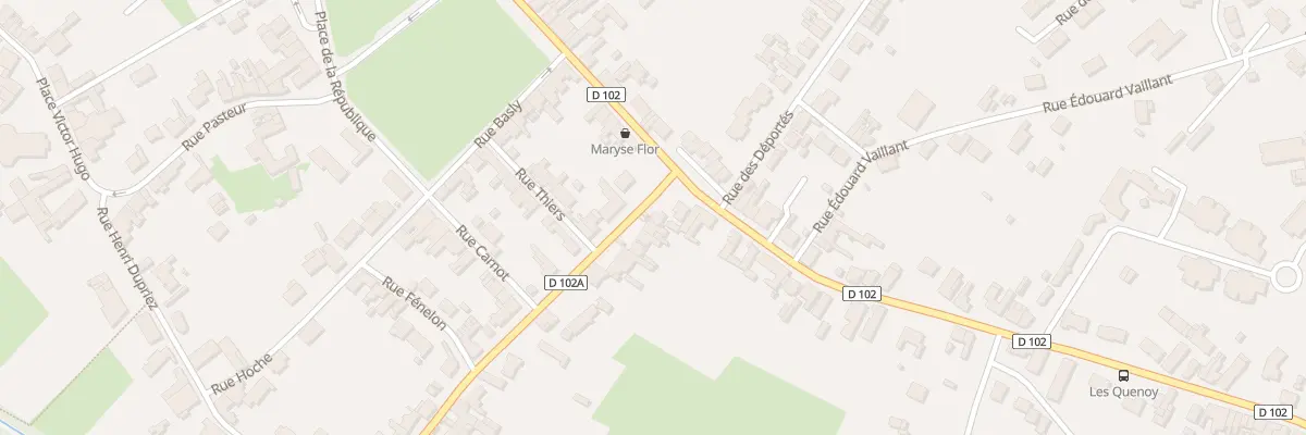 Plan du 1 Rue Gambetta à Hergnies