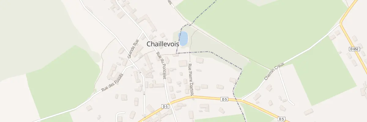 Plan du 9 Rue du Poncelet à Chaillevois