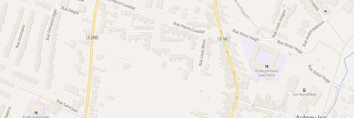 Plan du 3 Rue Jean Moulin à Aulnoy-lez-Valenciennes