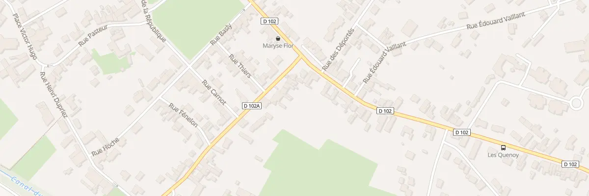 Plan du 7 Rue Gambetta à Hergnies