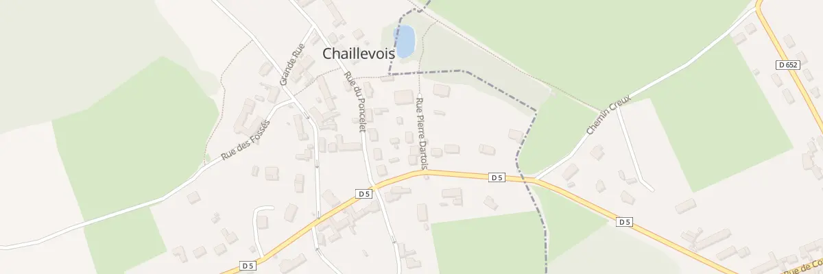 Plan du 1 Rue Pierre Dartois à Chaillevois