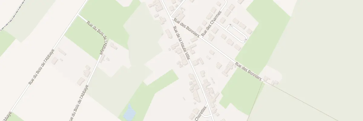 Plan du 420 Rue de la Haute Ville à Odomez