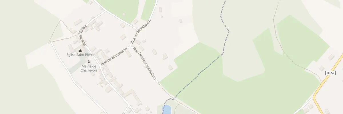Plan du 7 Rue Derriere les Aulnes à Chaillevois