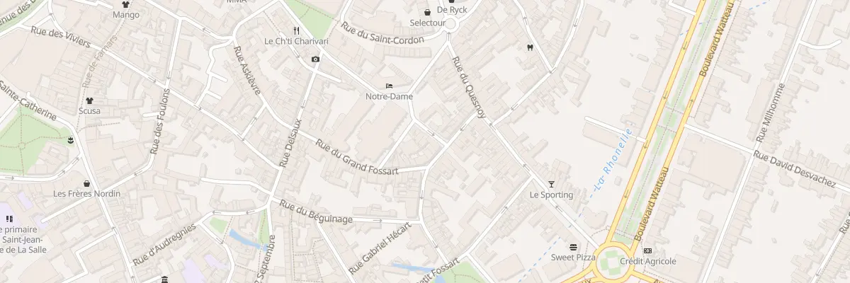 Plan du 14 Rue des Ursulines à Valenciennes