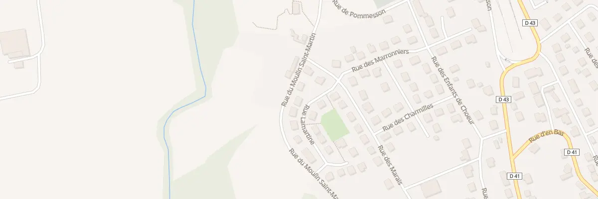 Plan du 6 Rue Lamartine à Montmirail