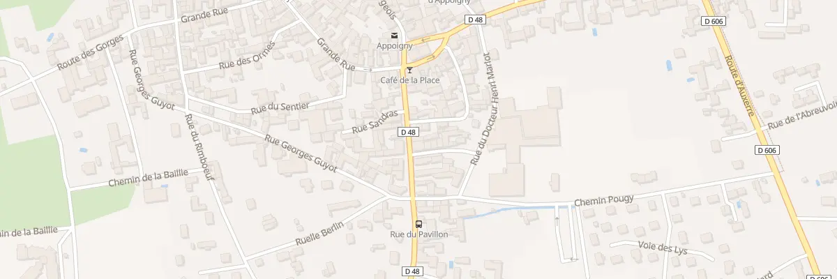 Plan du 11B Rue du Pavillon à Appoigny