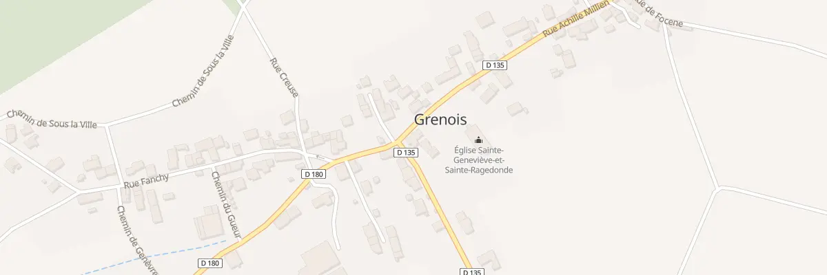 Plan du 10 Le Bourg à Grenois
